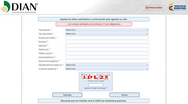 Agendamiento de citas web dian follar ahora mismo Cartagena-44195