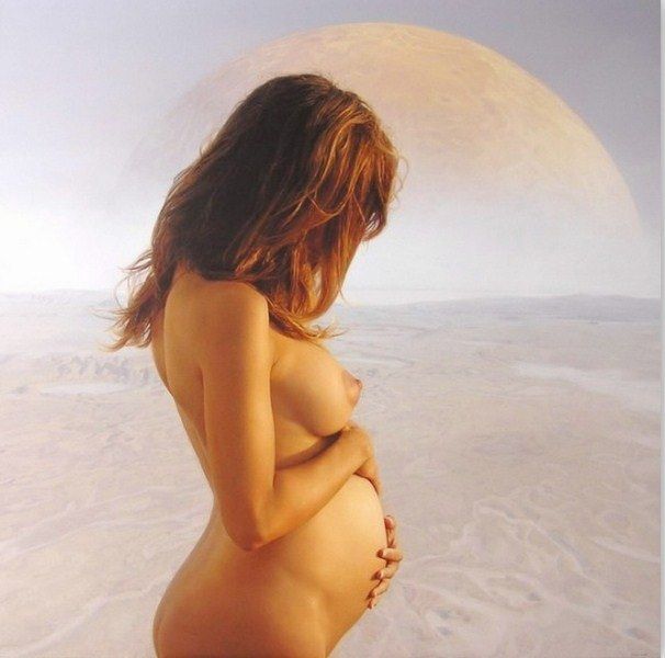 Imagen de mujer embarazada soltera menina não profissional Seixal-43251